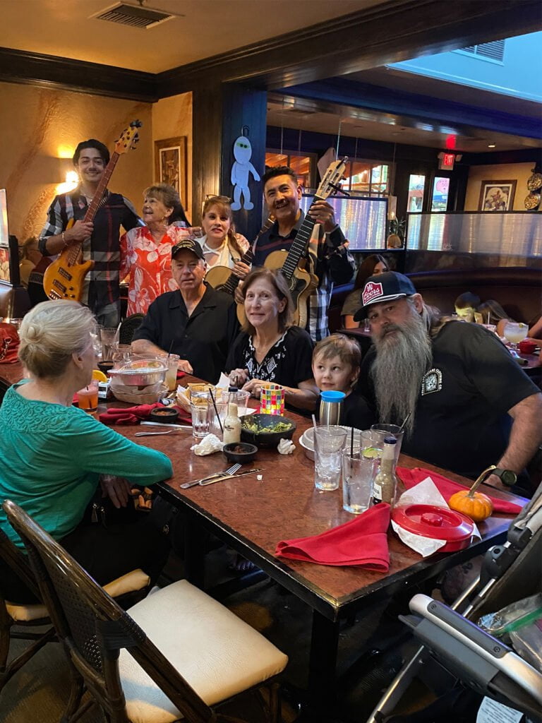 Cisco's Mexican Restaurant: A group of people enjoying Mexican food.