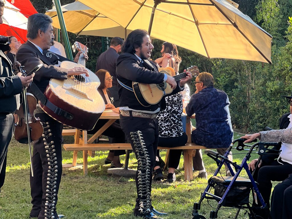 Cisco's Mexican Restaurant: A group of Mariachis in traditional Mexican costumes sing to guests as they enjoy delicious Mexican food.