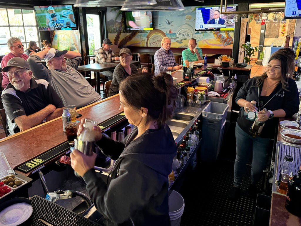 Cisco's Mexican Restaurant: A group of people enjoying Happy Hour.